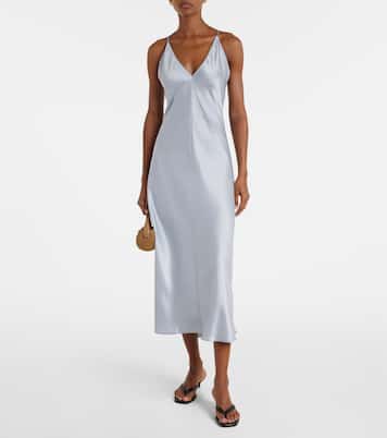 Slipdress Barb aus Satin | Leset