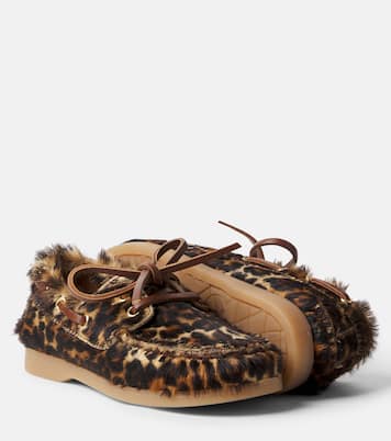 Bedruckte Segelschuhe Cruise aus Kalbshaar | Golden Goose Kids