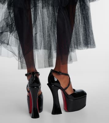 Aquadorcet patent leather platform pumps | Christian Louboutin