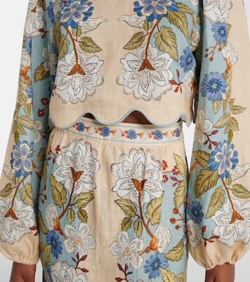 Floral linen blouse | Farm Rio