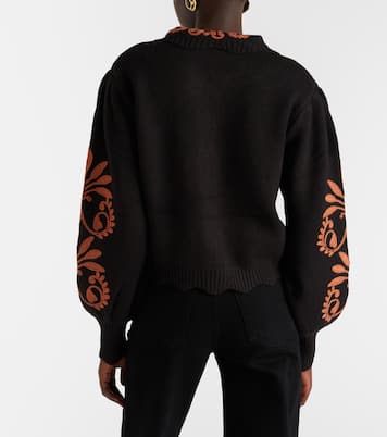 Cornely Ainika embroidered scalloped cardigan | Farm Rio