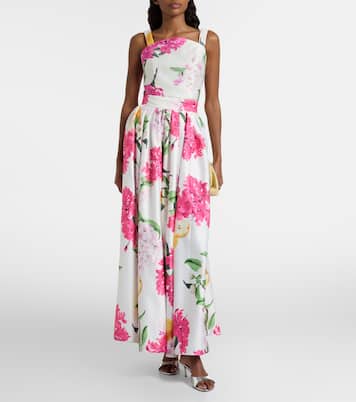 Jupe longue Reinette à fleurs | Leo Lin