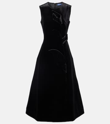 Midikleid Cleo aus Samt | Leo Lin