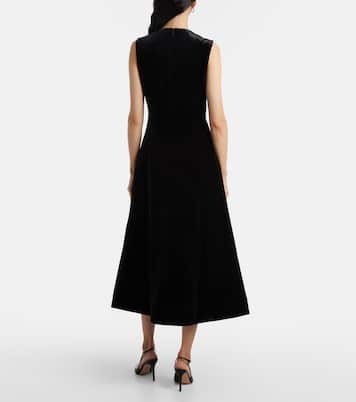 Midikleid Cleo aus Samt | Leo Lin