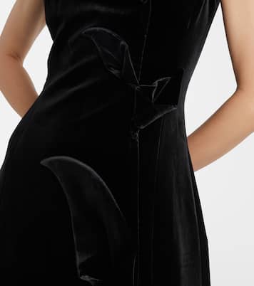 Midikleid Cleo aus Samt | Leo Lin