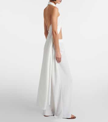 Mika high-rise straight pants | Jade Swim