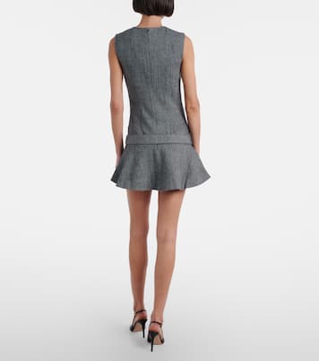 Minikleid aus einem Wollgemisch | Self-Portrait