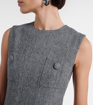 Minikleid aus einem Wollgemisch | Self-Portrait