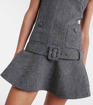 Minikleid aus einem Wollgemisch | Self-Portrait