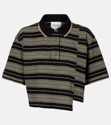 Isalyne striped cotton polo shirt | Marant Etoile