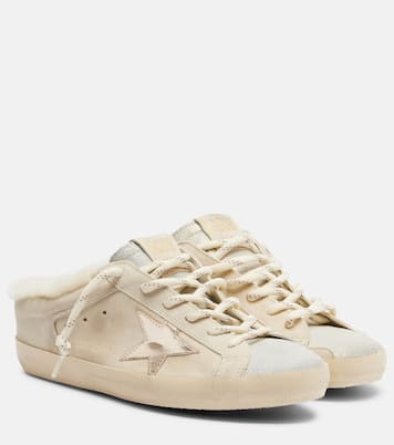 Sneakers Super-Star aus Veloursleder und Shearling | Golden Goose