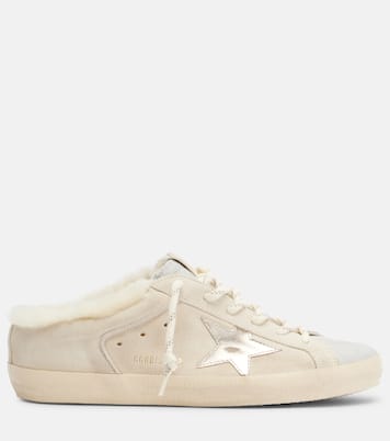 Sneakers Super-Star aus Veloursleder und Shearling | Golden Goose