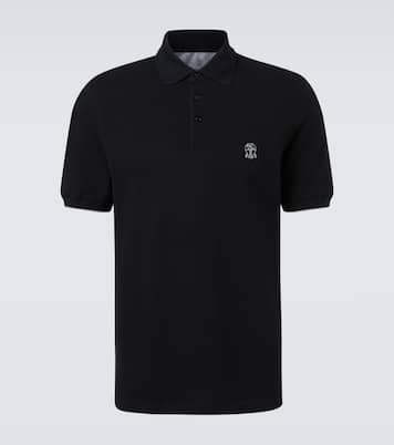 Polo en coton à logo | Brunello Cucinelli