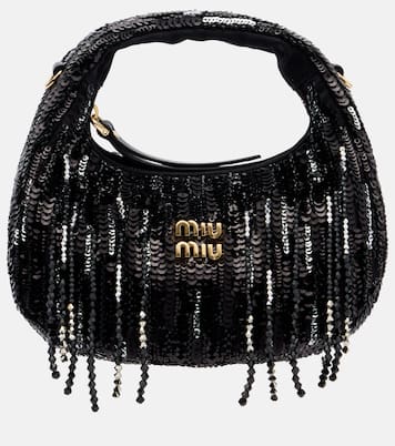 Wander Mini embellished top-handle bag | Miu Miu