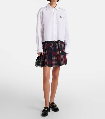 Wander Mini embellished top-handle bag | Miu Miu