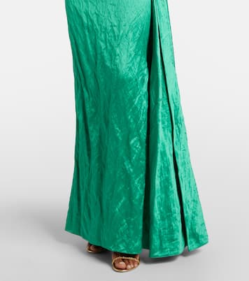 Draped embellished satin gown | Erdem