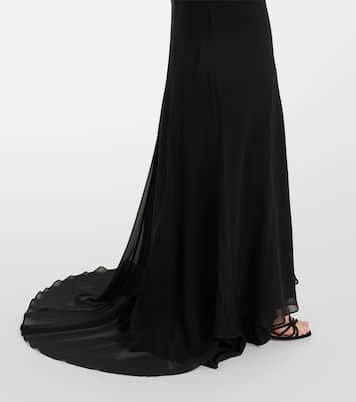 Pinne silk-trimmed maxi dress | Sportmax