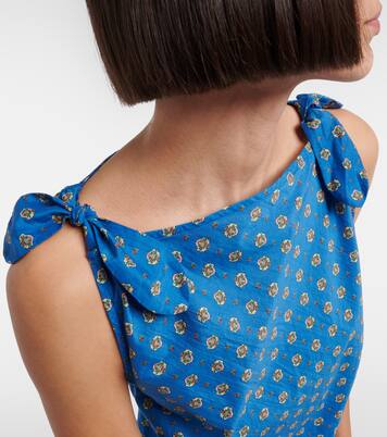 Maltina cotton and silk minidress | Dôen