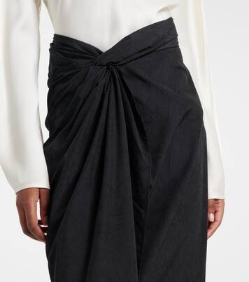 Falda midi fruncida | Róhe