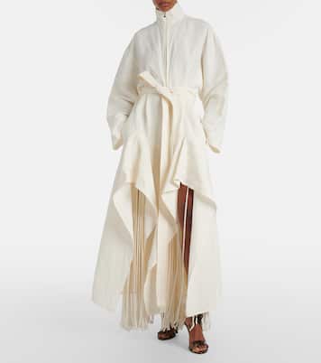 Sandalen aus Metallic-Leder | Alaïa