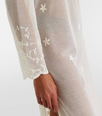 Bestickter Kaftan Cove aus Baumwolltüll | Posse