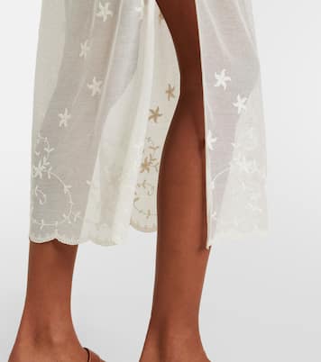 Bestickter Kaftan Cove aus Baumwolltüll | Posse