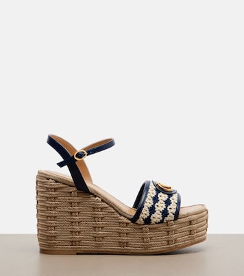 VLogo leather espadrilles | Valentino Garavani