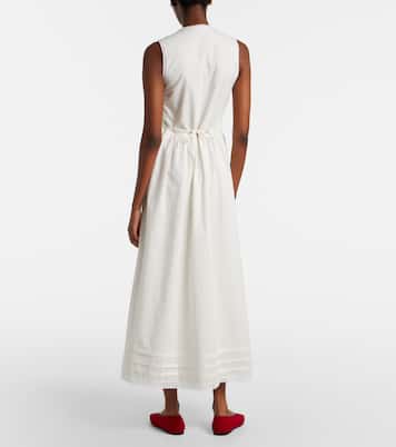 Fiora cotton lace midi dress | Faithfull