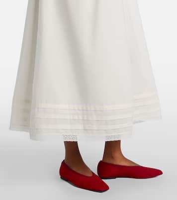 Fiora cotton lace midi dress | Faithfull