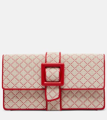 Maycap raffia-effect clutch | Manolo Blahnik