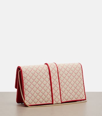 Maycap raffia-effect clutch | Manolo Blahnik