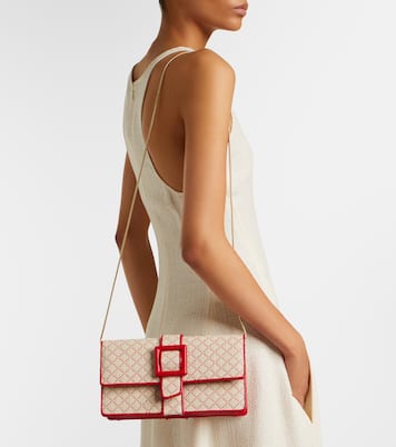 Maycap raffia-effect clutch | Manolo Blahnik