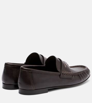 Monili leather penny loafers | Brunello Cucinelli