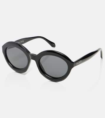 Lettering Logo round sunglasses | Alaïa