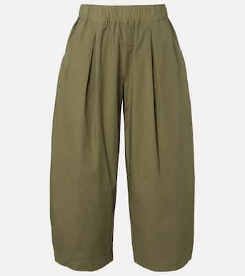 Weite Hose Sophia aus Baumwollpopeline | Velvet