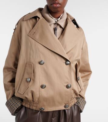 Cotton and linen jacket | Brunello Cucinelli