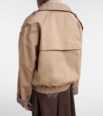 Cotton and linen jacket | Brunello Cucinelli