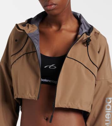 Cropped taffeta jacket | Balenciaga