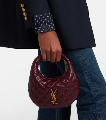 Icarino Mini leather top-handle bag | Saint Laurent