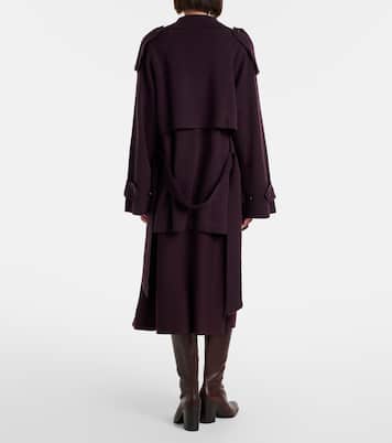 Virgin wool midi skirt | Jardin des Orangers