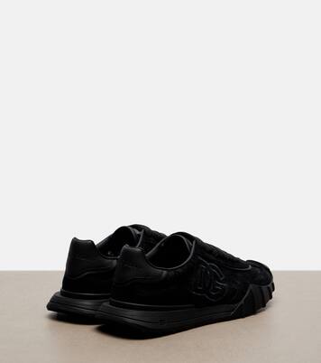 Runner leather-trimmed lace sneakers | Dolce&Gabbana