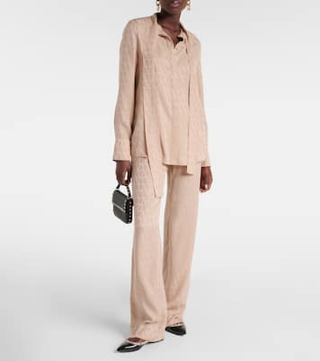 Ballerines Rockstud en cuir verni | Valentino Garavani