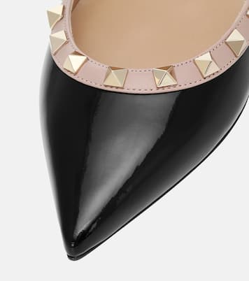 Ballerines Rockstud en cuir verni | Valentino Garavani