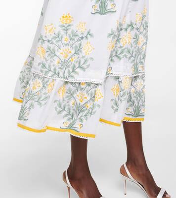 Abito midi in cotone con stampa | Juliet Dunn