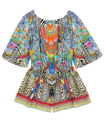 Combi-short imprimée en coton | Camilla Kids