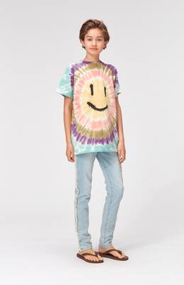 Road tie-dye cotton T-shirt | Molo