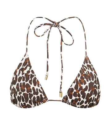 Haut de bikini triangle imprimé | Tory Burch