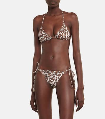 Haut de bikini triangle imprimé | Tory Burch