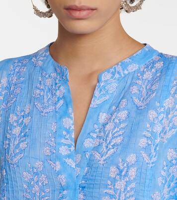 Floral cotton minidress | Juliet Dunn