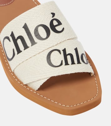 Woody canvas slides | Chloé